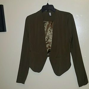 Olive green blazer