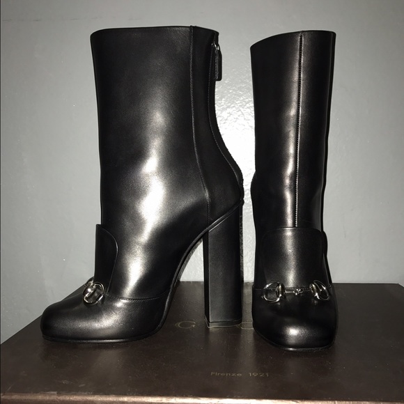 gucci lillian horsebit boot