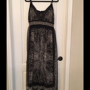 Black & white maxi dress, EUC.