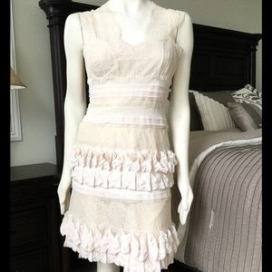 Cream Cocktail Dress