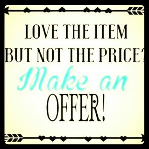 I happily accept all resonable offers!!!