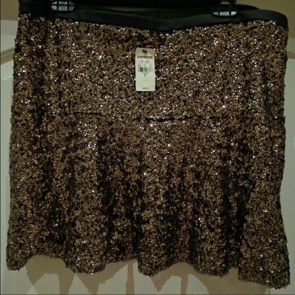 BNWT Express Sequin Skirt - Picture 2 of 3