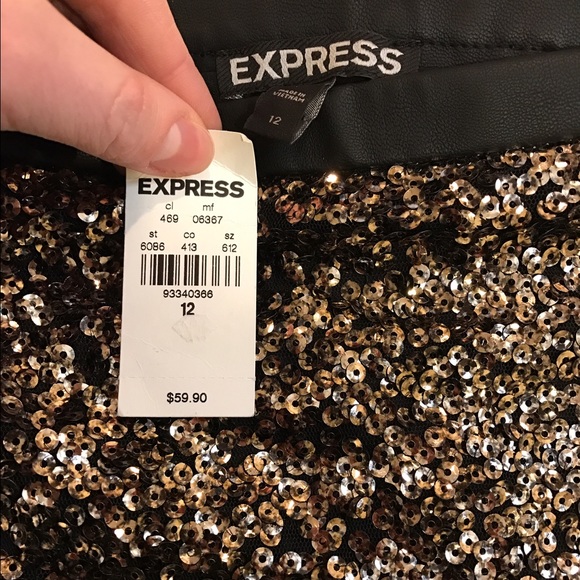 BNWT Express Sequin Skirt - Picture 3 of 3
