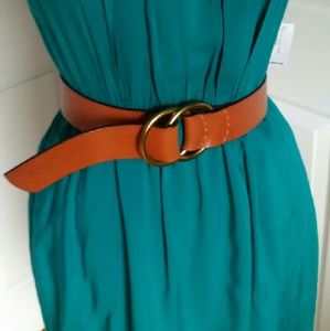 GAP Leather Belt Small - Cognac / Tan Gold tone