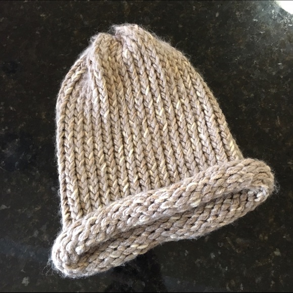 Tan Knit Cap - Picture 1 of 1