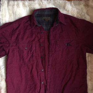 Purple / Red Flannel Work Shirt