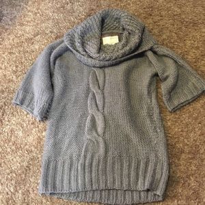Kenji by Anthropologie fluffy grey sweater