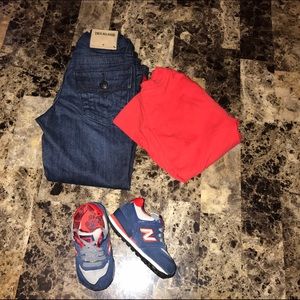 New Balance Blue/Red Toddler Size 5c