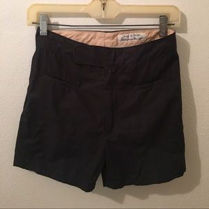 Rag & bone size 0 high waisted black shorts