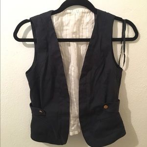 Cynthia Steffe vest, navy size 0