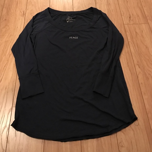 American Eagle 'PEACE' Oversized Tee