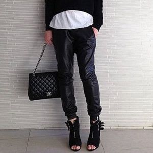 James Jeans Leatherette Track Pant
