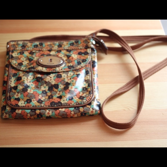 Fossil Floral Cross Body