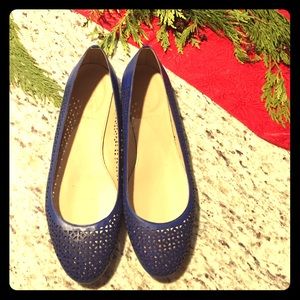 Brand new perforated J. Crew leather flats