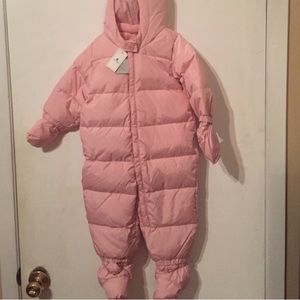 Pink Babygap Snowsuit