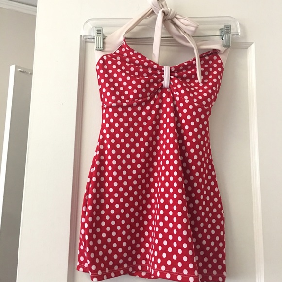 Pinup couture retro swimsuit