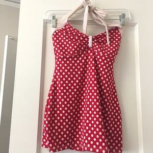 Pinup couture retro swimsuit