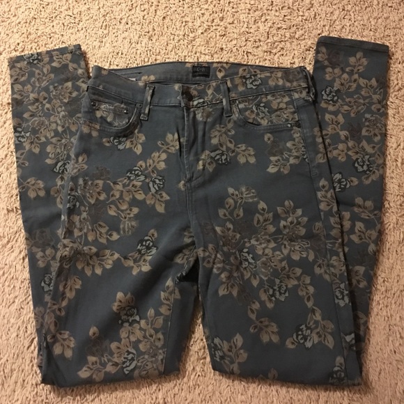 Citizens of Humanity Floral Print Blue Jeans