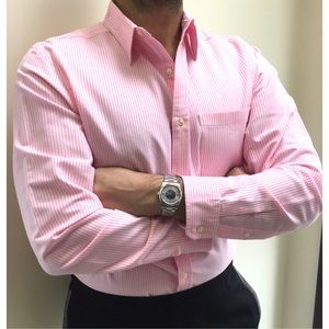 American Eagle men's slim fit dress shirt