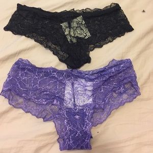 Calvin Klein CK black 2pk hipster panties