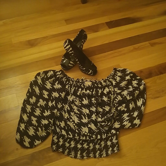 Michael Kors peasant top