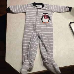 12 month fleece footie pajamas