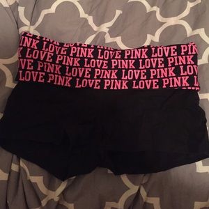 PINK booty shorts