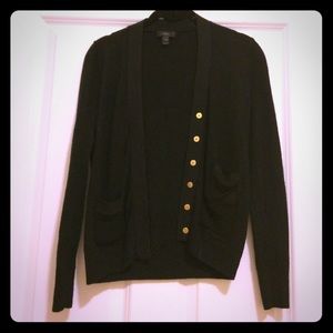 Black button up cardigan