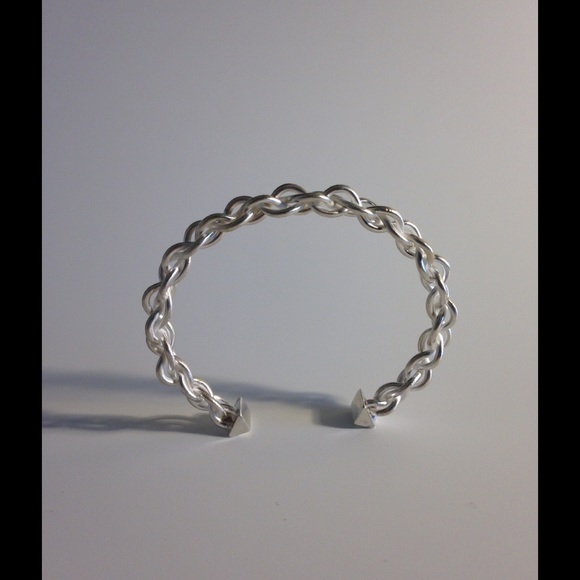 Brittney Beamer Designs Sterling Silver Chain Cuff - Picture 3 of 4