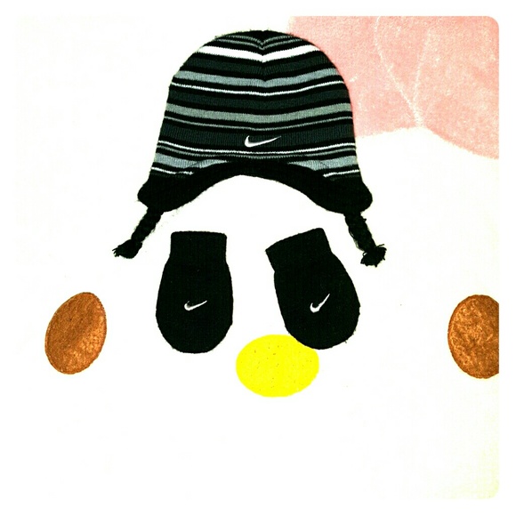 infant nike hat and mittens