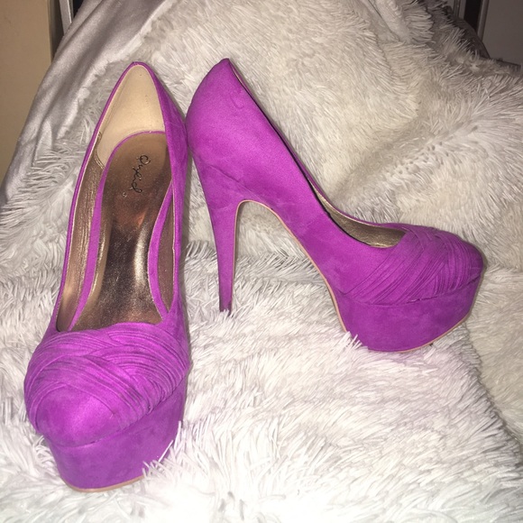 Platform heels 💜💓 - Picture 3 of 4