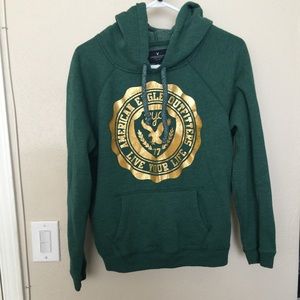 🌻🌼American eagle green hoodie