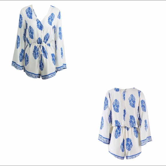 RESTOCKED 🌷 Porcelain  Romper - Picture 6 of 7