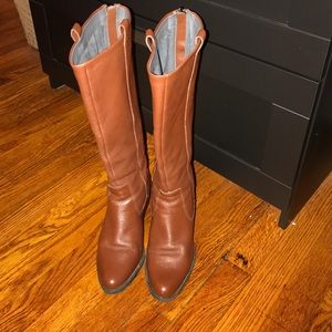 Calvin Klein Haydee leather boots