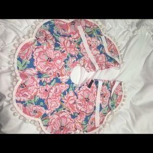 Lilly pulitzer lucky charms tree skirt