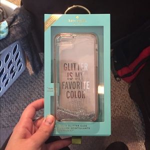 Kate spade glitter iPhone 6/6s case