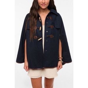 Pins and Needles Navy Cape Urban Outfitters Large