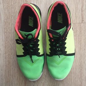 Nike neon/black. women size 7