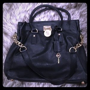 Michael Kors Hamilton Leather Large Satchel