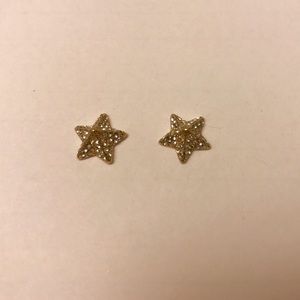 Coach Pave Pyramid Star Earrings