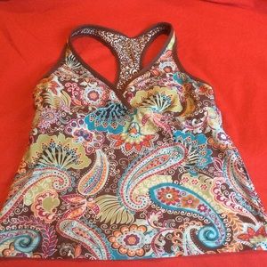 Athleta tankini top, size M