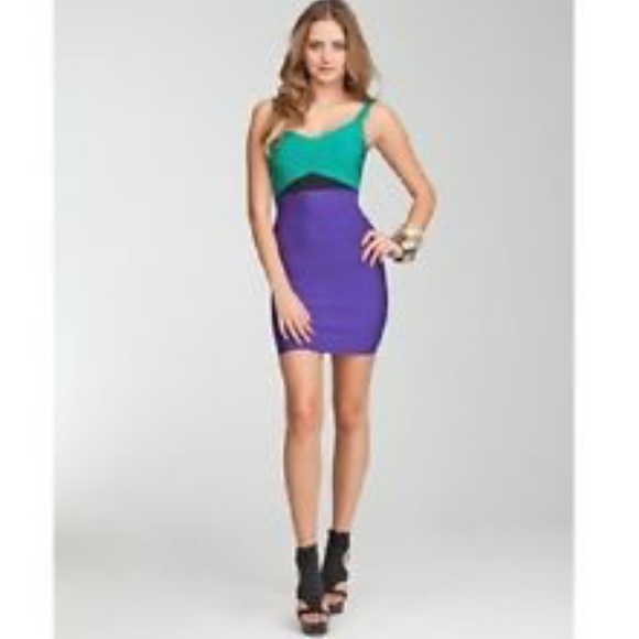 bebe purple dress