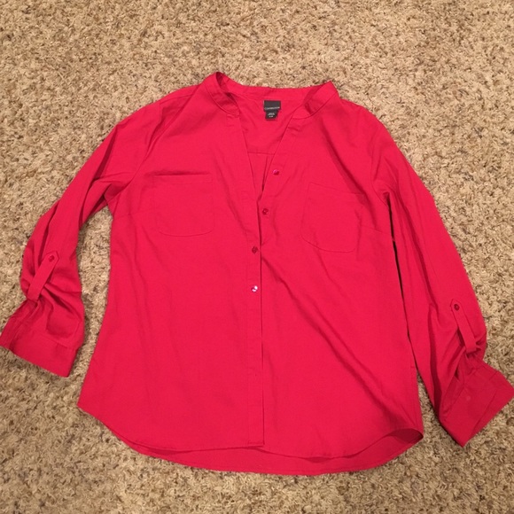Pink button up - Picture 1 of 2