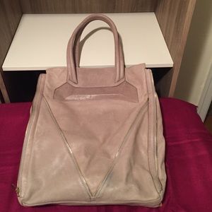 Gray suede Vince bag!!