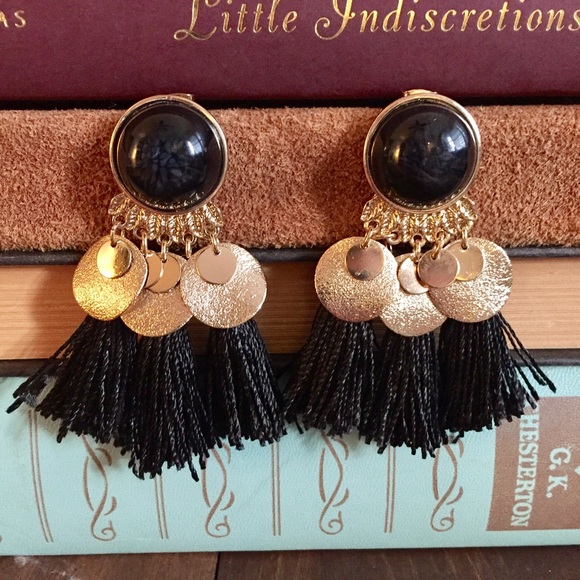 Jewelry - Boho Tassel Statement Earrings