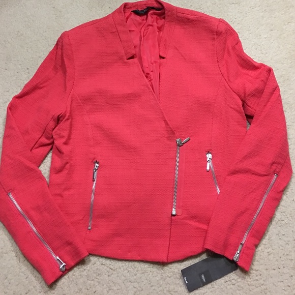 Mossimo Red Moto style jacket