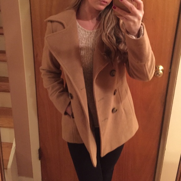 London Fog Jackets & Blazers - Double breasted wool peacoat
