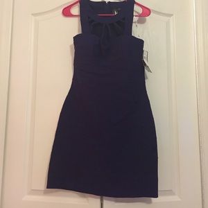 Mini blue dress