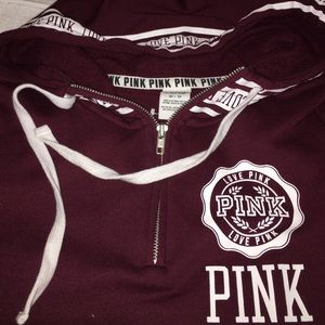Victoria secret PINK half zip hoodie