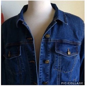 Woman Within Jean Jacket